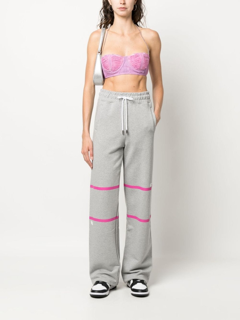 GCDS logo-print drawstring-waistband track pants outlook