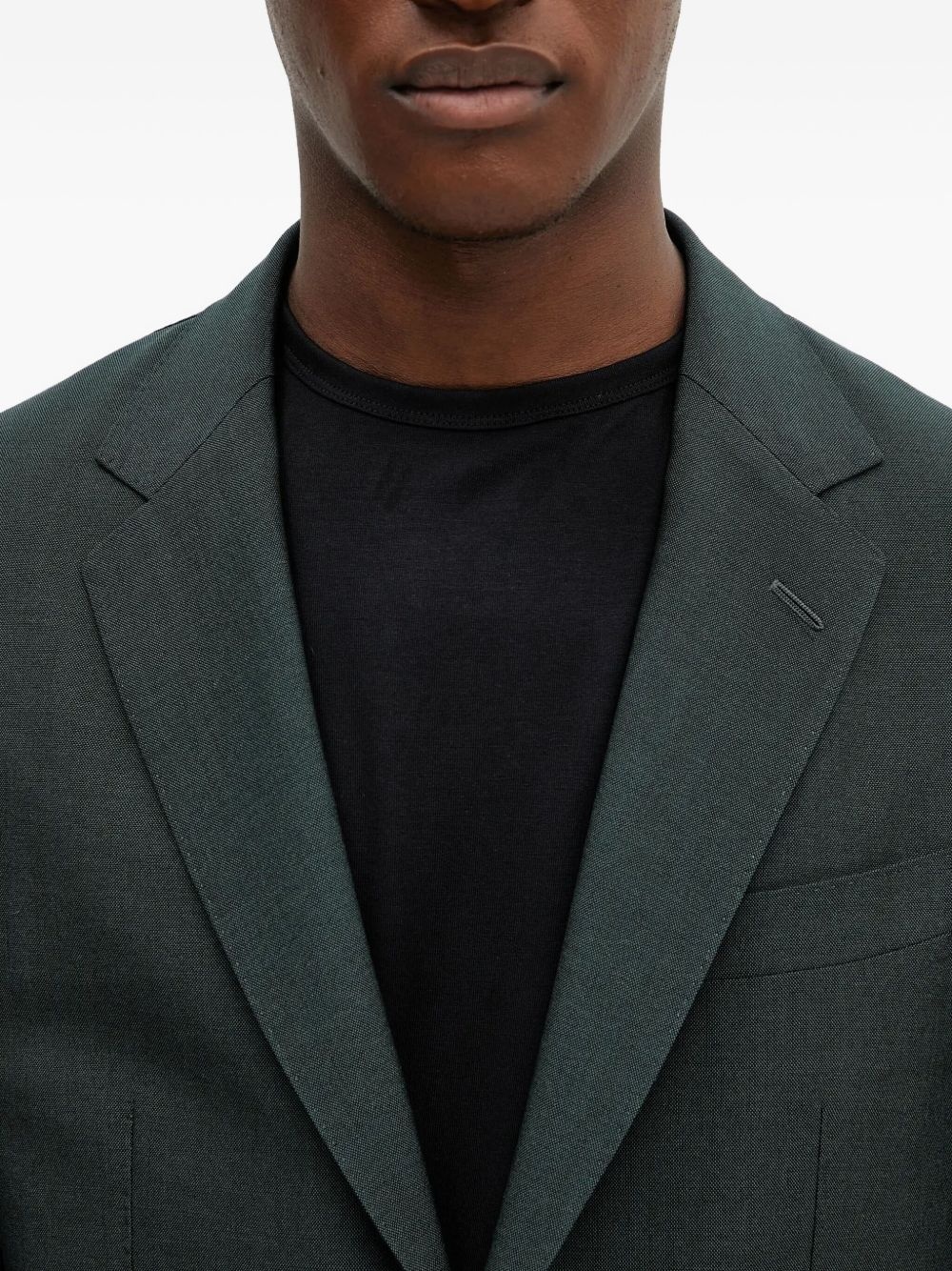 two-button notch-lapel blazer - 5
