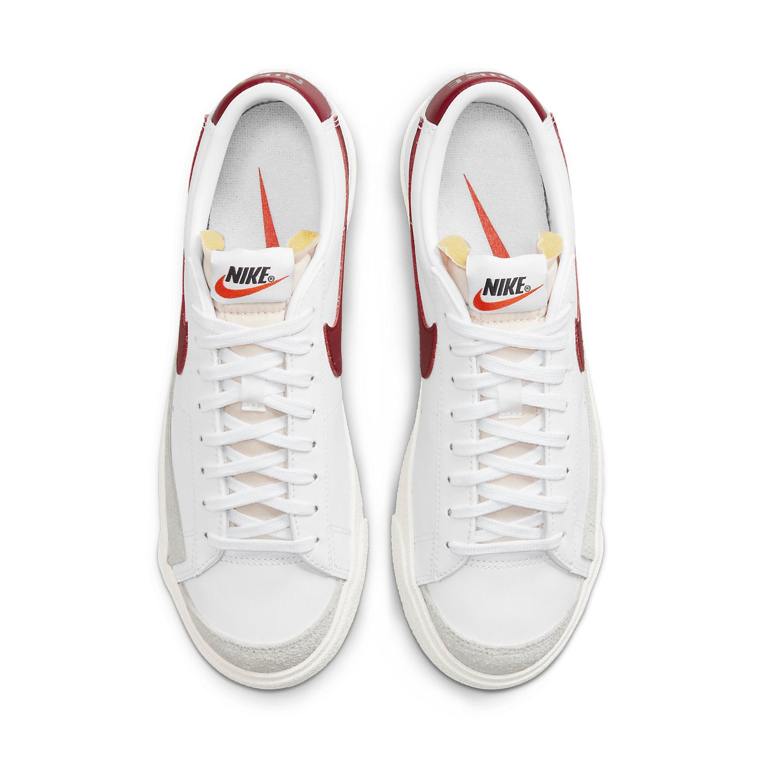 (WMNS) Nike Blazer Low '77 'White Team Red' DC4769-104 - 4