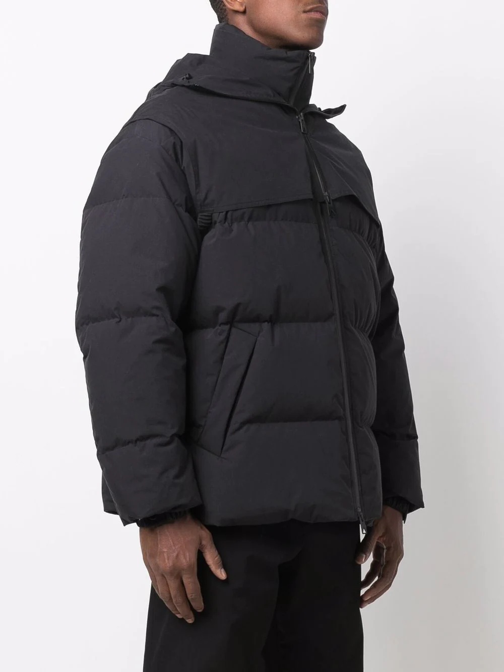 hooded down puffer jacket - 3