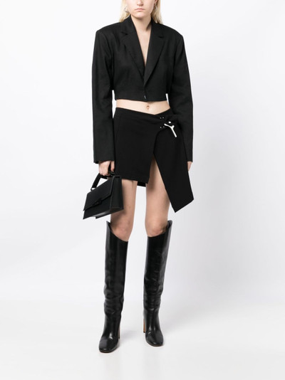 HELIOT EMIL™ asymmetric wrap miniskirt outlook