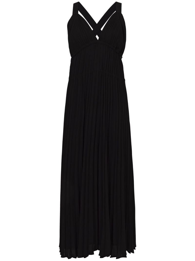 オールインワン・サロペット Proenza Schouler Broomstick Pleated Tank Dress Proenza Schouler White Label Broomstick Pleated Tank Dress