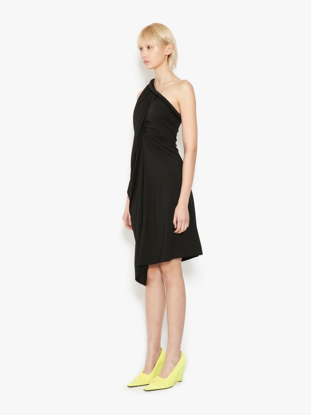 ONE SHOULDER GATHERED DRESS - 3