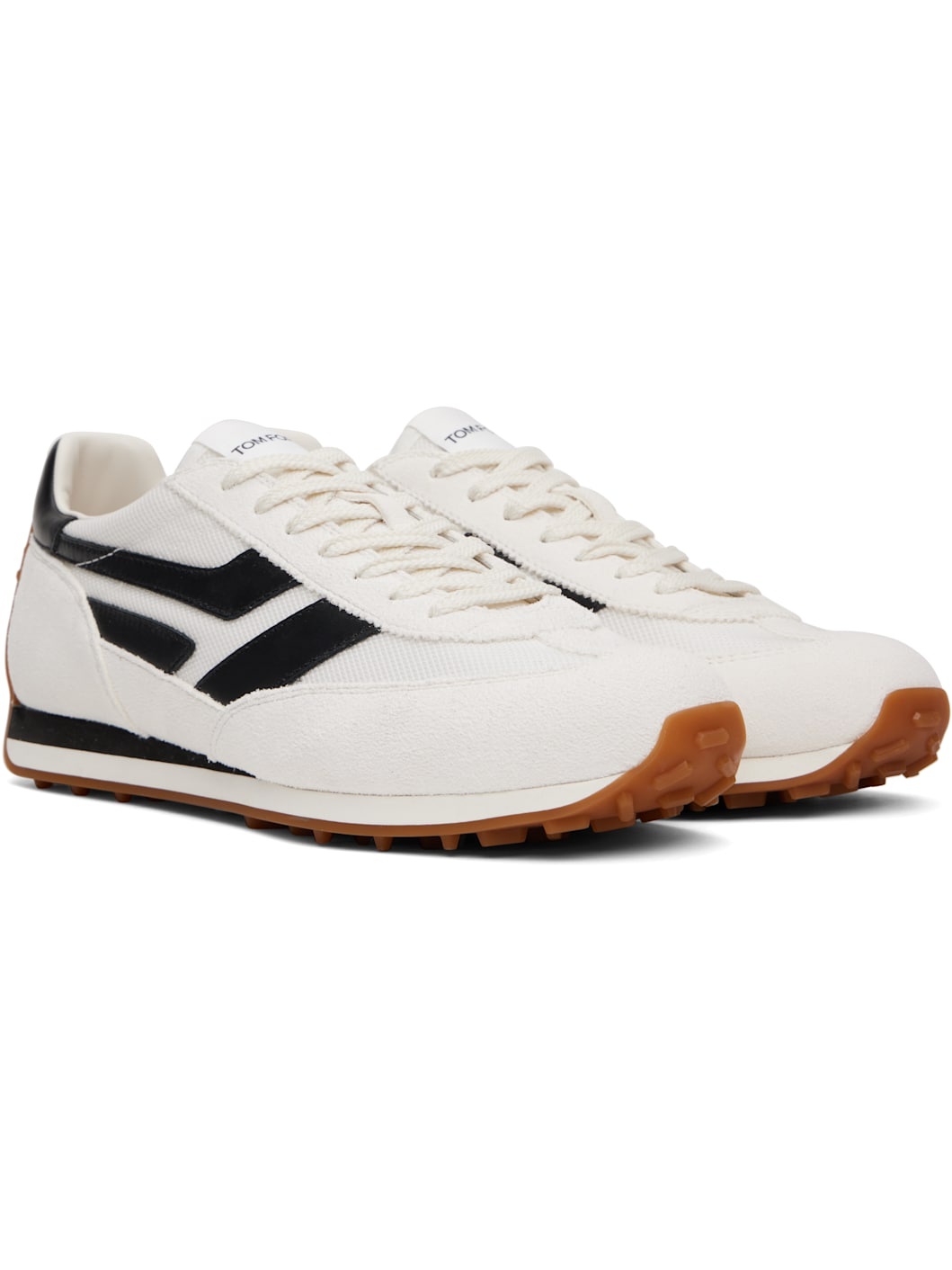 White Suede Mick Sneakers - 4