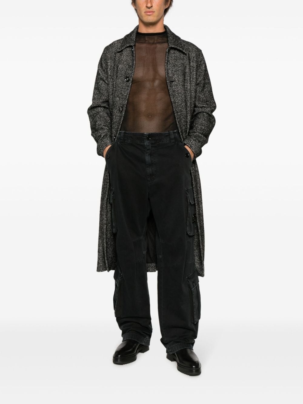 straight-leg cargo jeans - 2