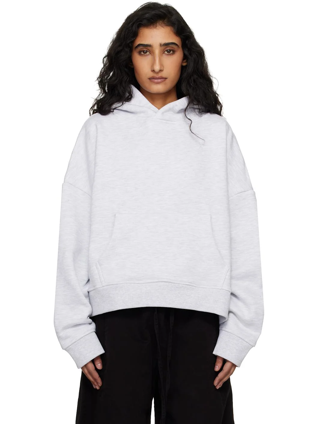 Gray Heavy Hoodie - 1