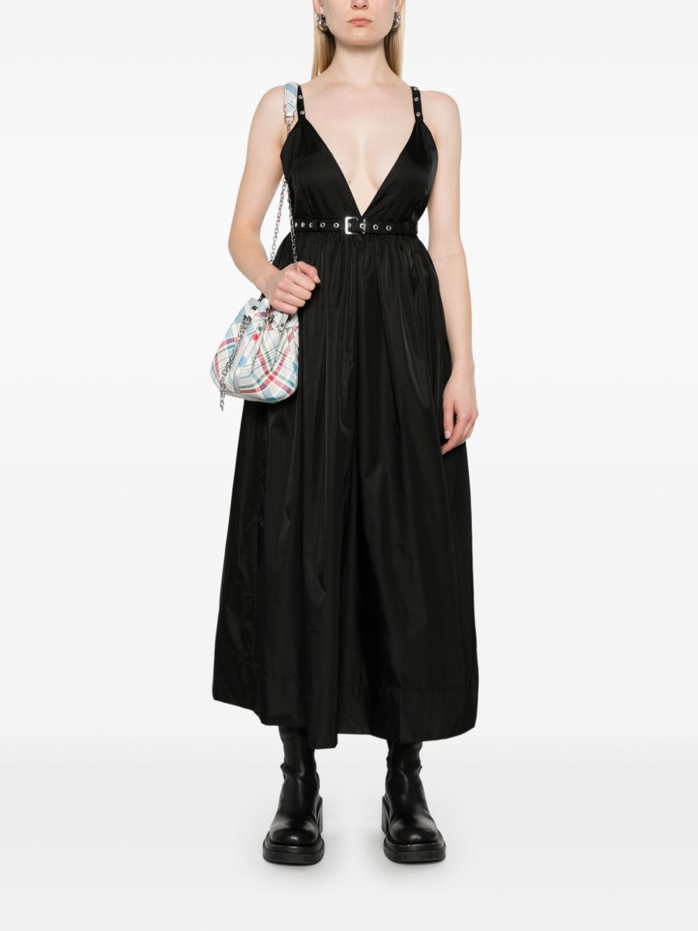 Duchesse Strap midi dress - 2
