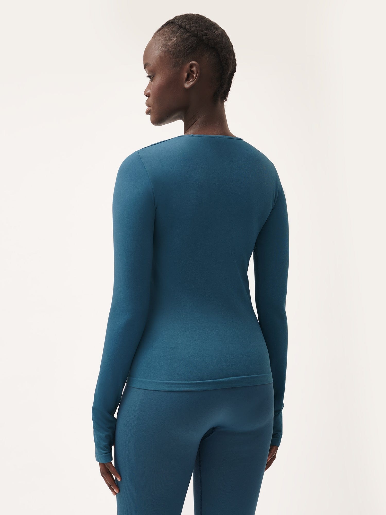 Women's Plant-Stretch Long Sleeve Top - Storm Blue - 3