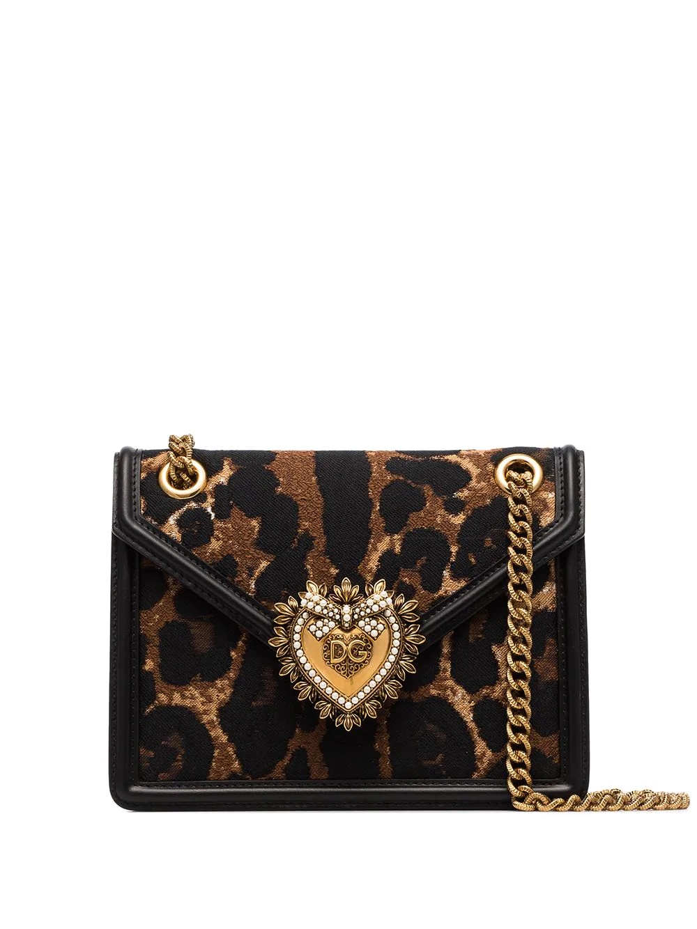 Devotion leopard-print shoulder bag - 1