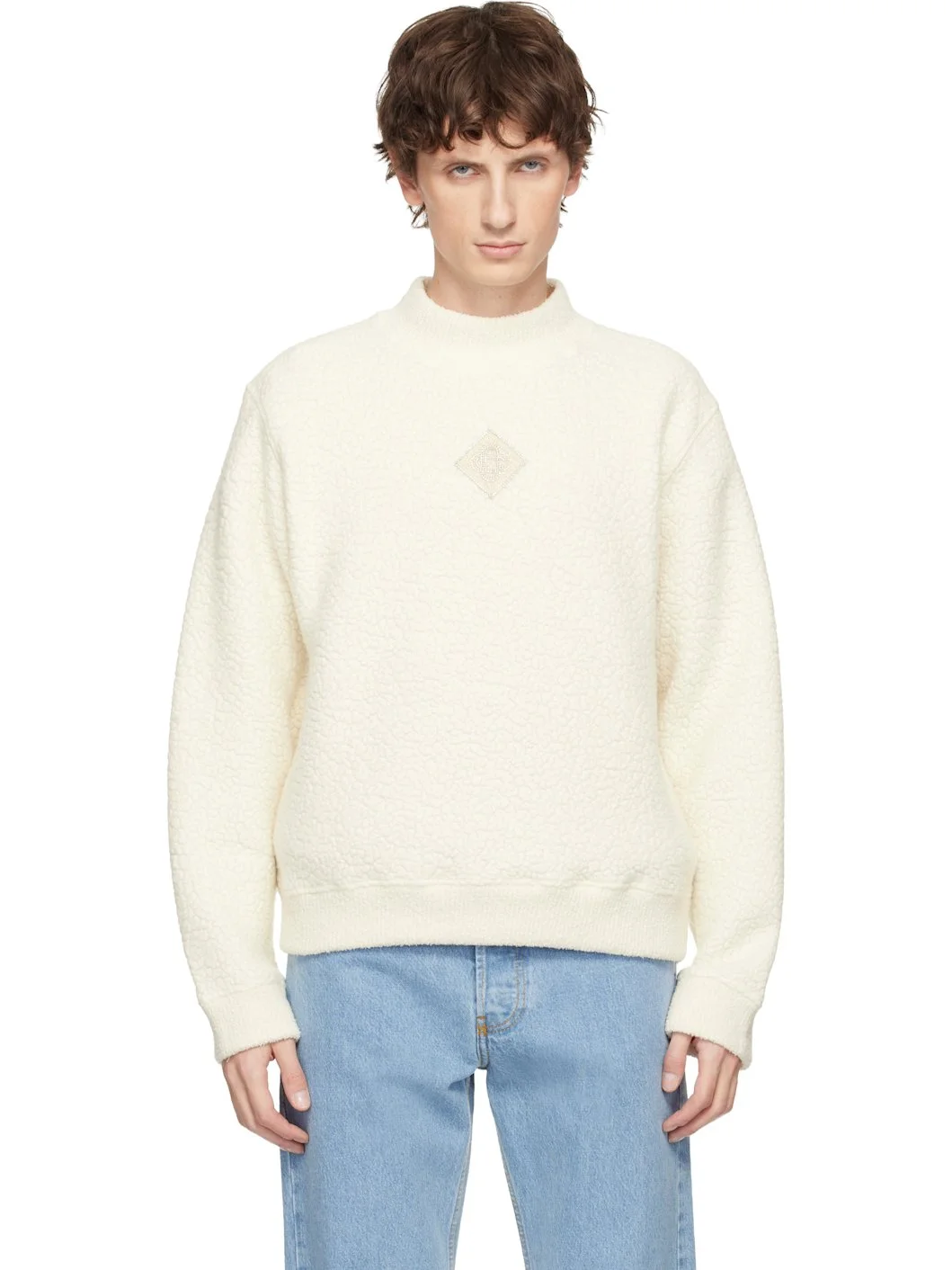 Off-White Cashmere Sweater - 1