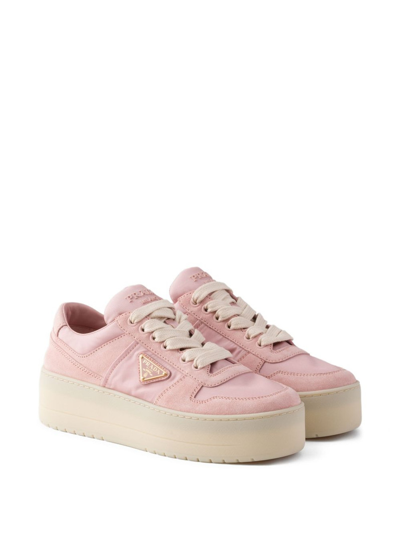 Prada Downtown platform sneakers outlook
