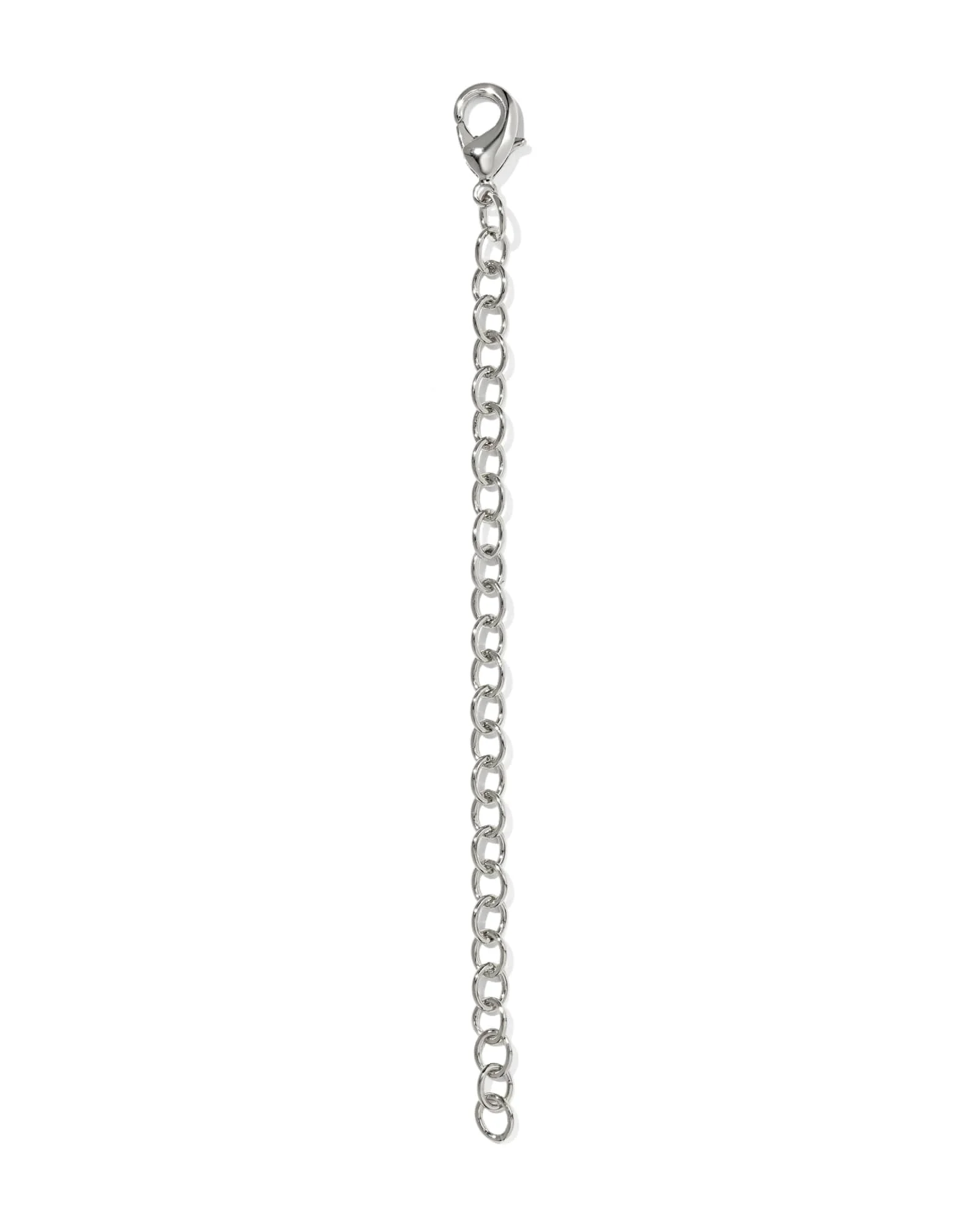 4” Silver Lobster Clasp Necklace Extender - 1