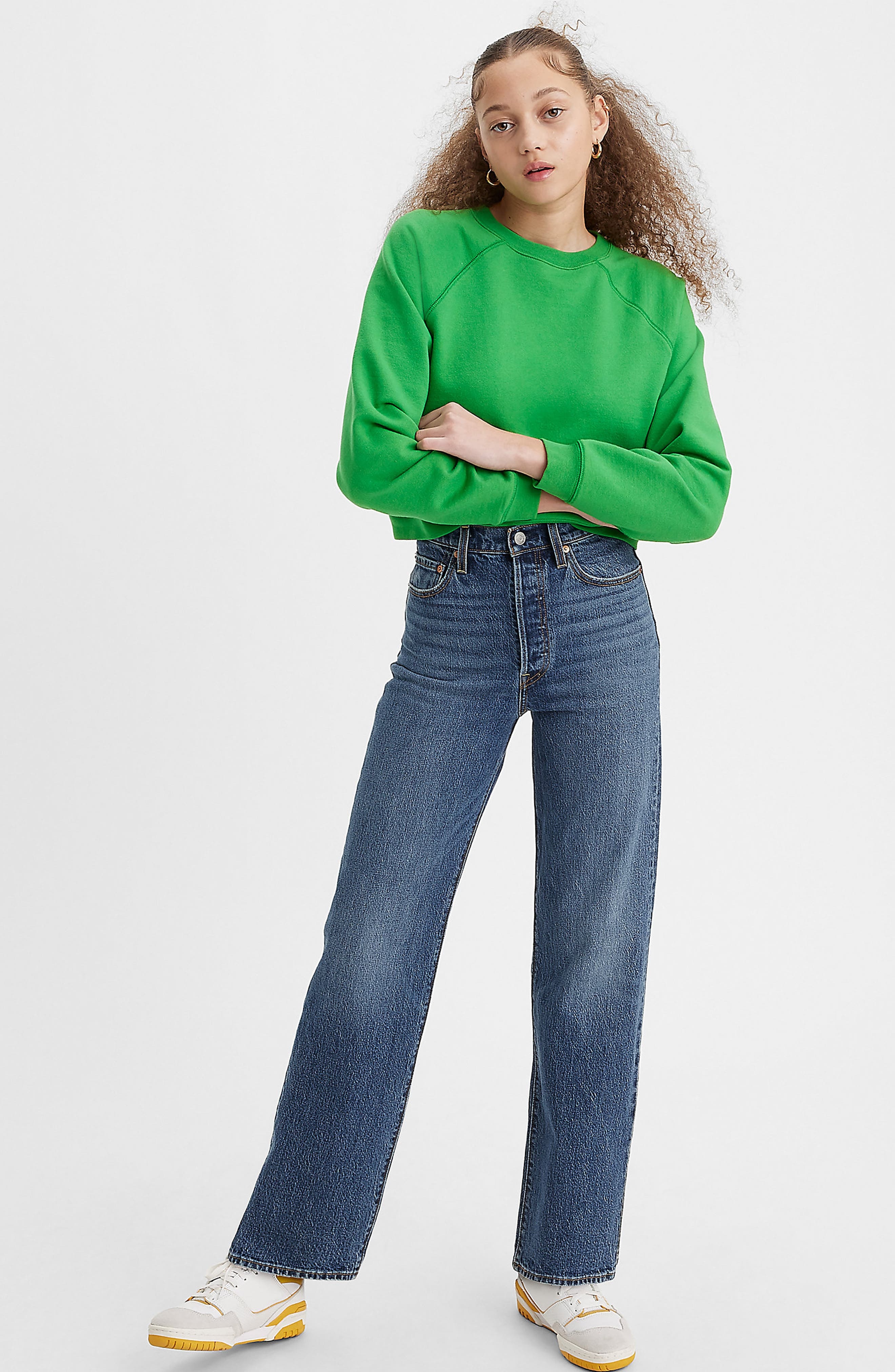 Ribcage High Waist Straight Leg Jeans - 5