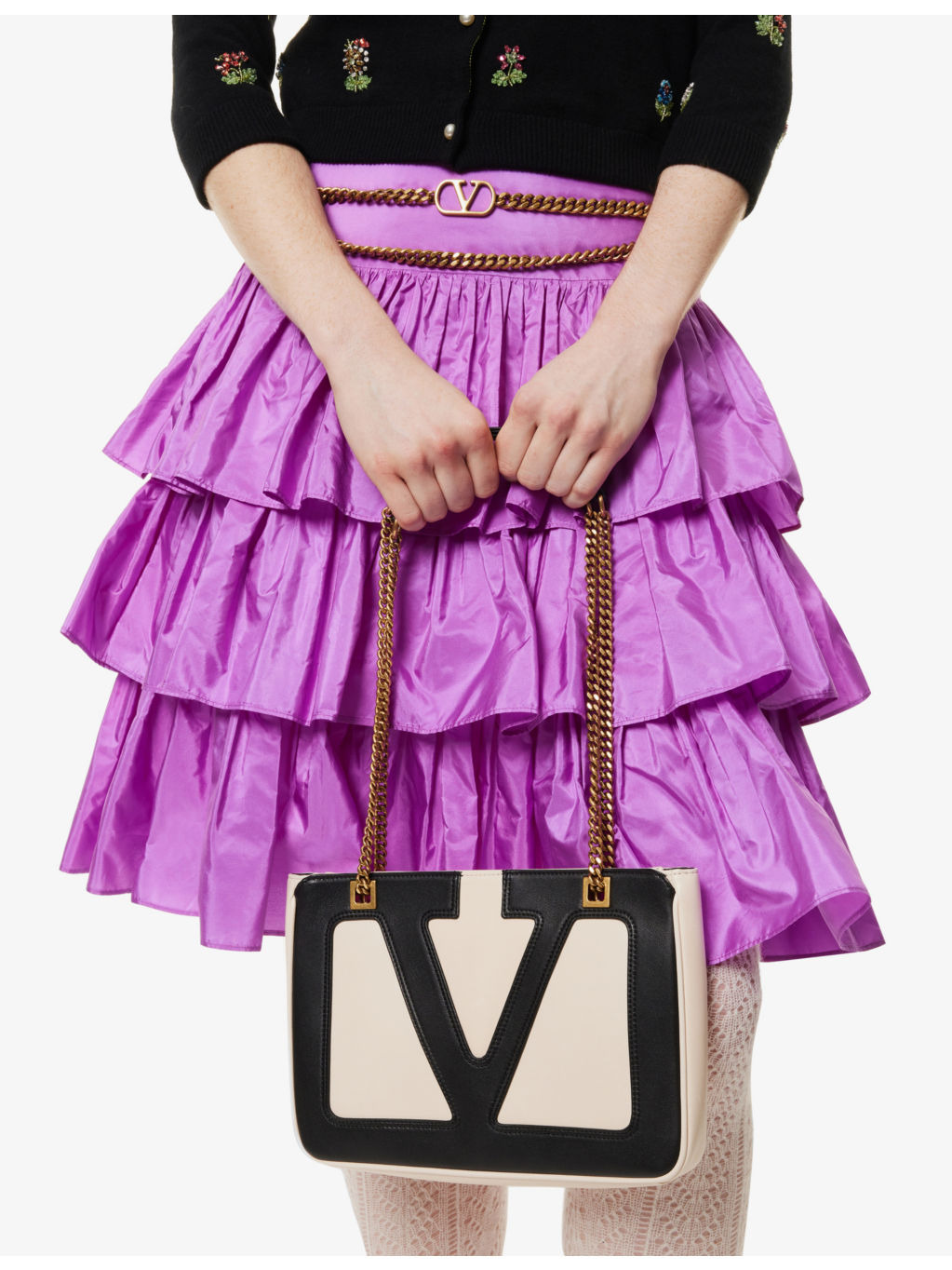 Viva Superstar small leather tote bag - 2