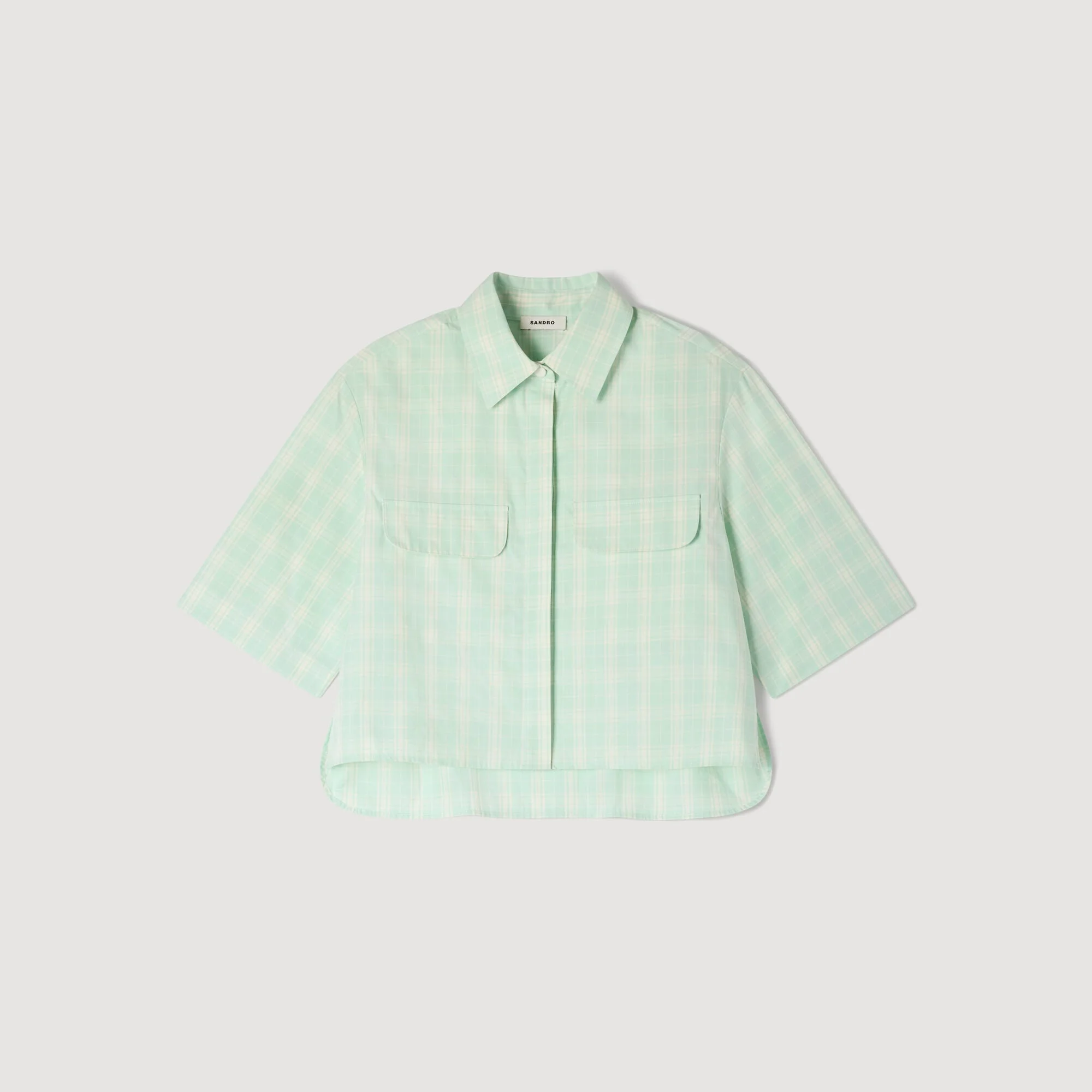 SHORT CHECKED SHIRT - 1