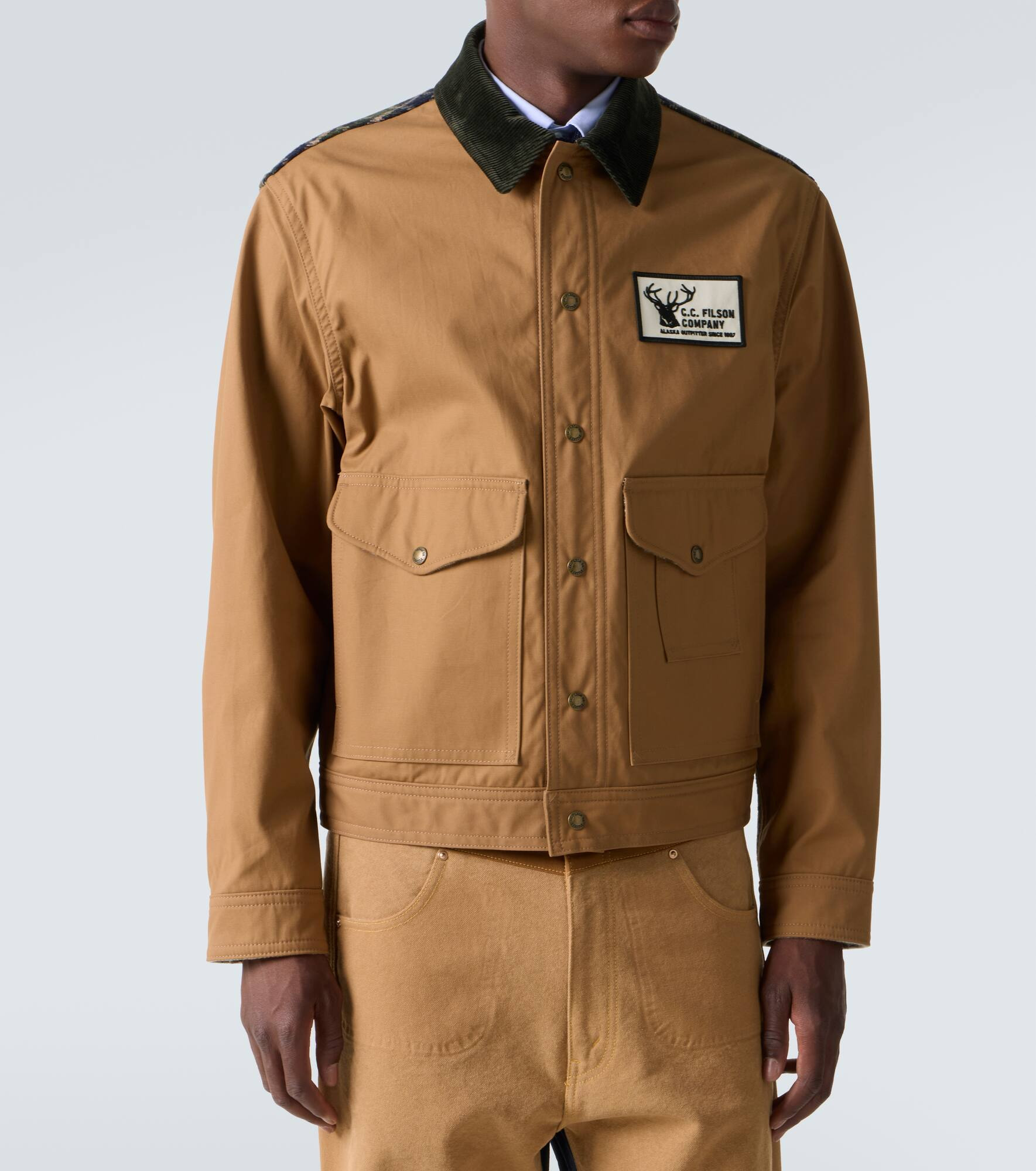 x Filson cotton and wool-blend jacket - 3