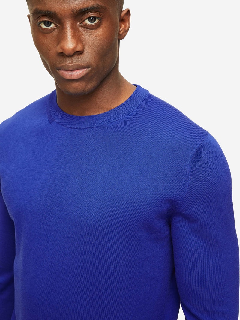 Men's Sweater Jacob Sea Island Cotton Blue - 2