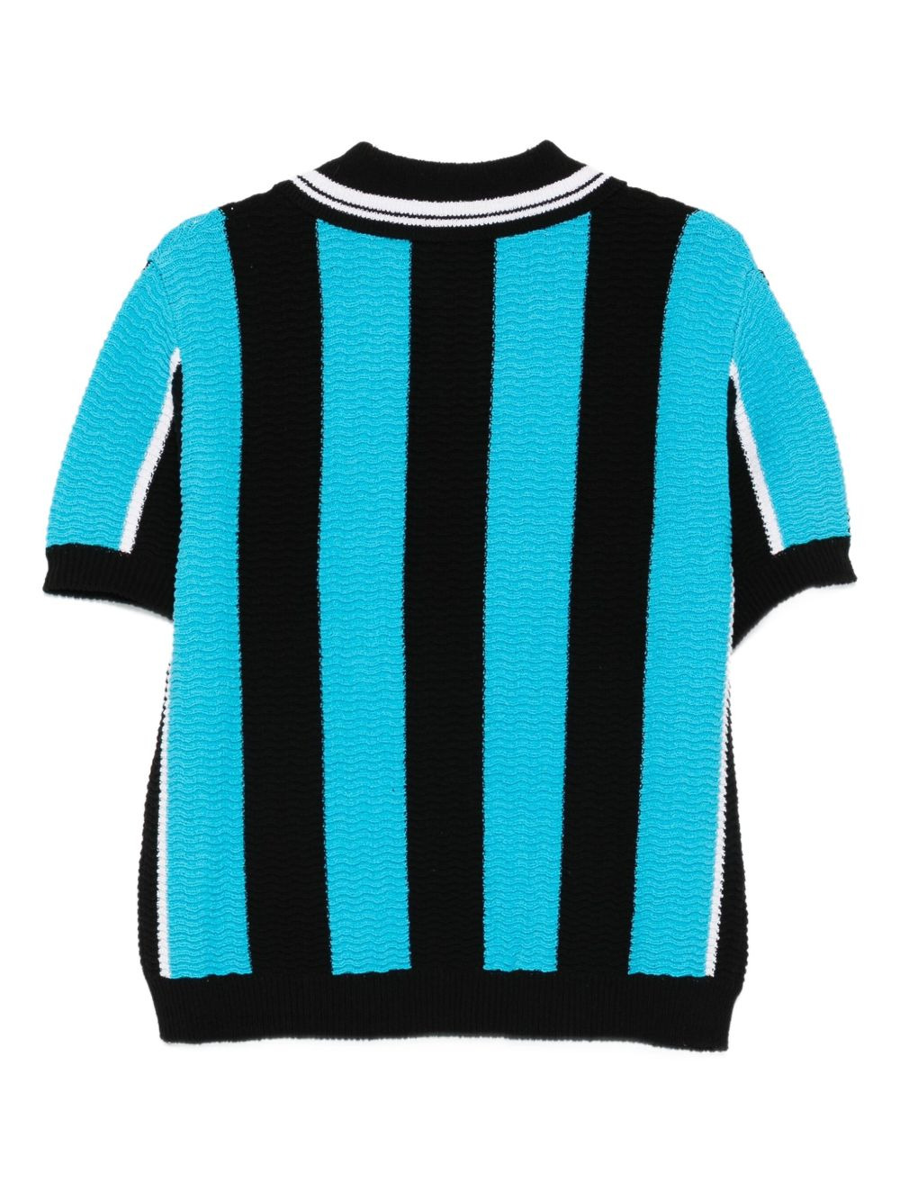 stripe soccer polo shirt - 2
