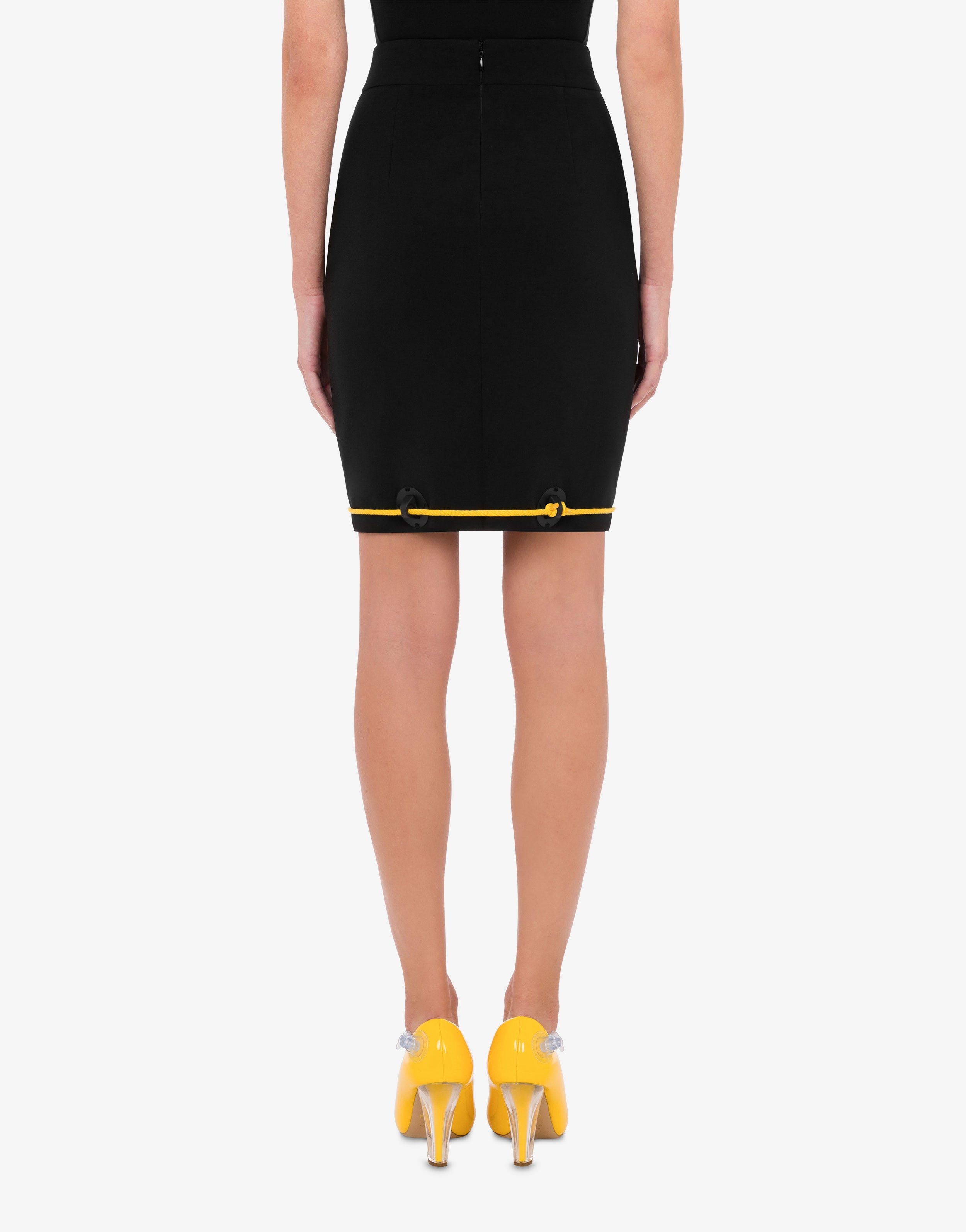 NAUTICAL DETAILS CRÊPE MINI SKIRT - 3