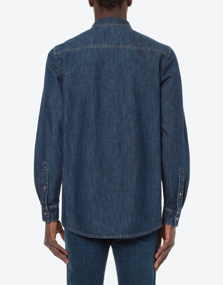 TEDDY EMBROIDERY CHAMBRAY SHIRT - 3