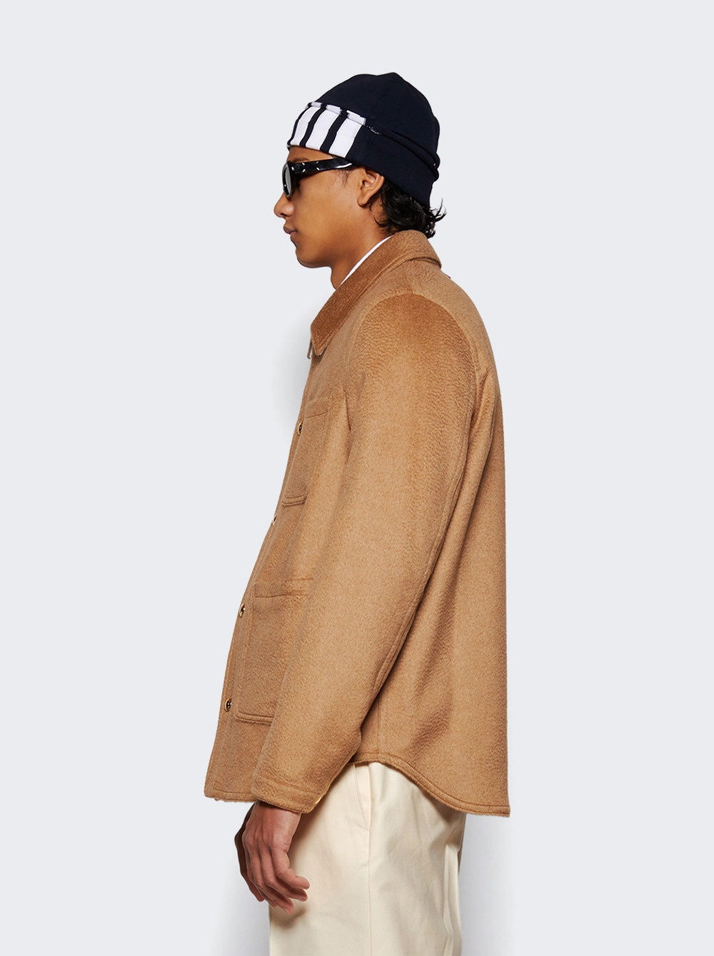 Utility Patch Pocket Jacket Camel - 4
