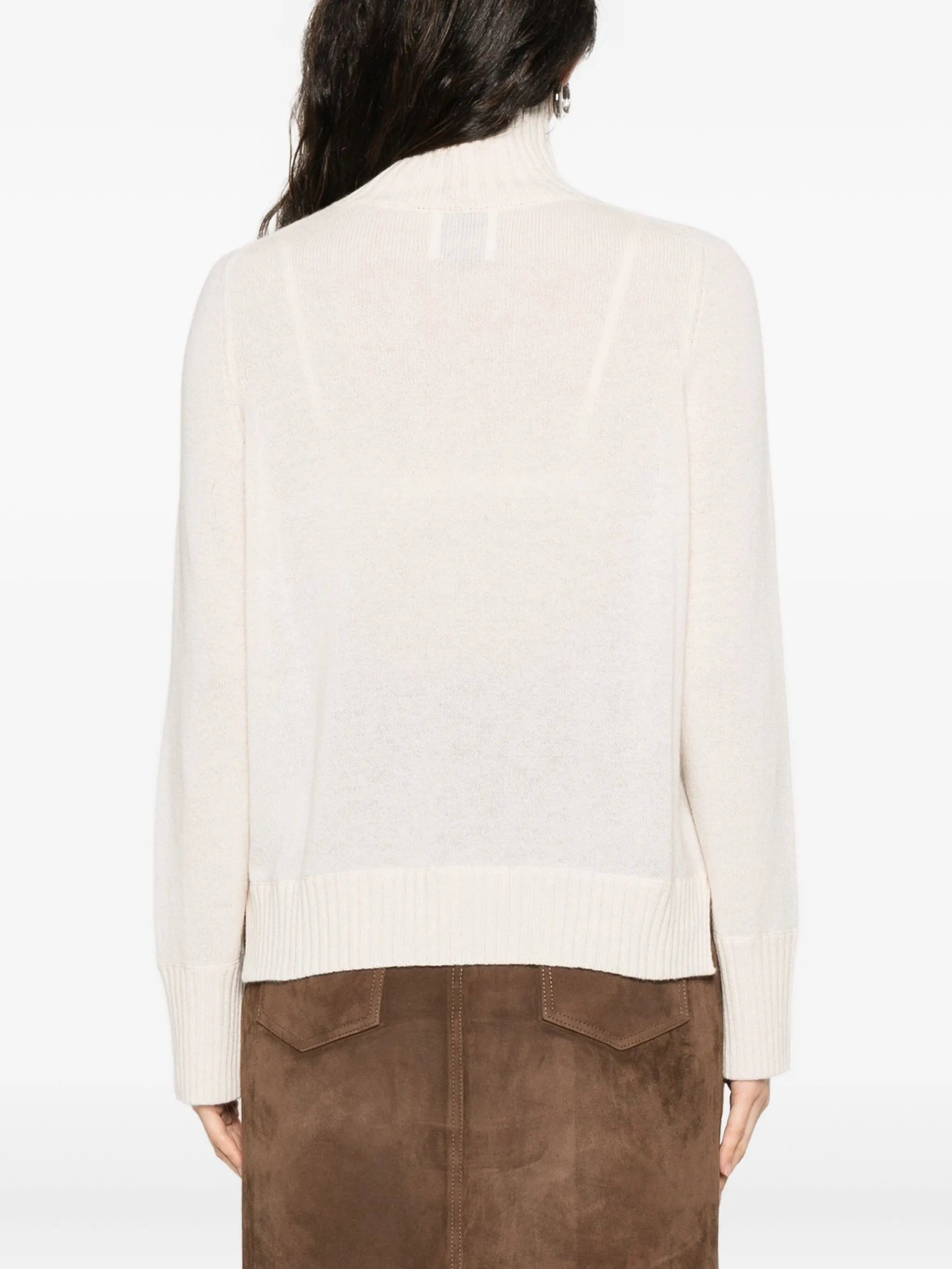 Allude Turtleneck Cashmere Sweater - 5