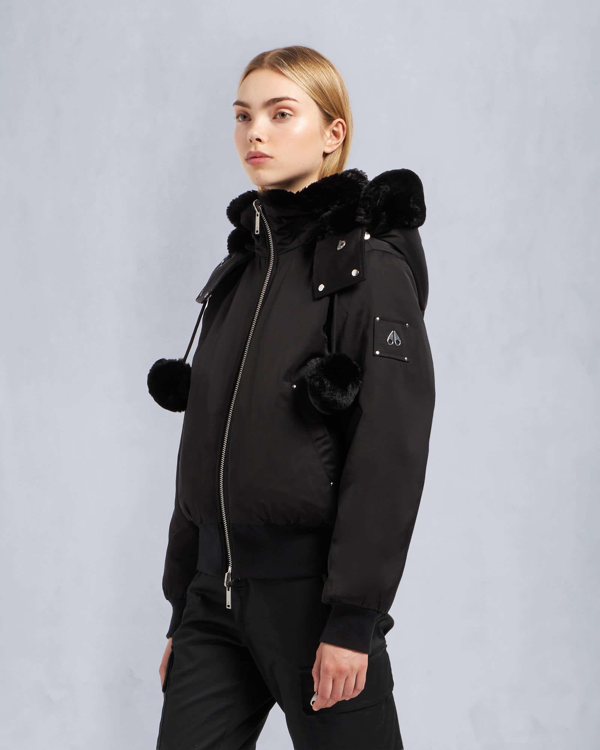 DEBBIE BUNNY SATIN BOMBER JACKET - 3