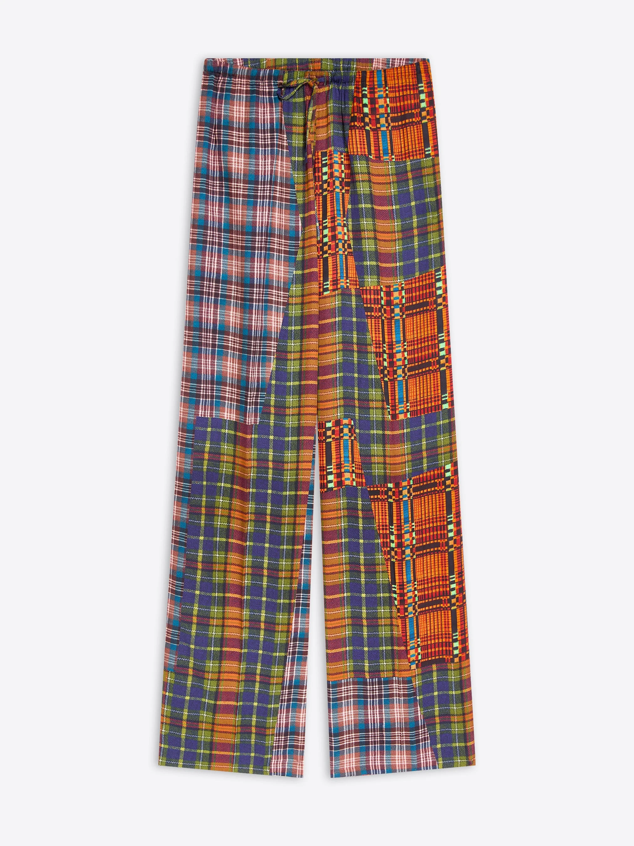 ELASTICATED VISCOSE PANTS - 1
