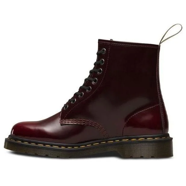 (WMNS) Dr. Martens Vegan 1460 'Cambridge Brush - Cherry Red' 24226600 - 1
