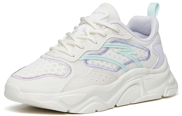 (WMNS) ANTA Life Series Sneakers 'White Purple Blue' 122228891-3 - 2
