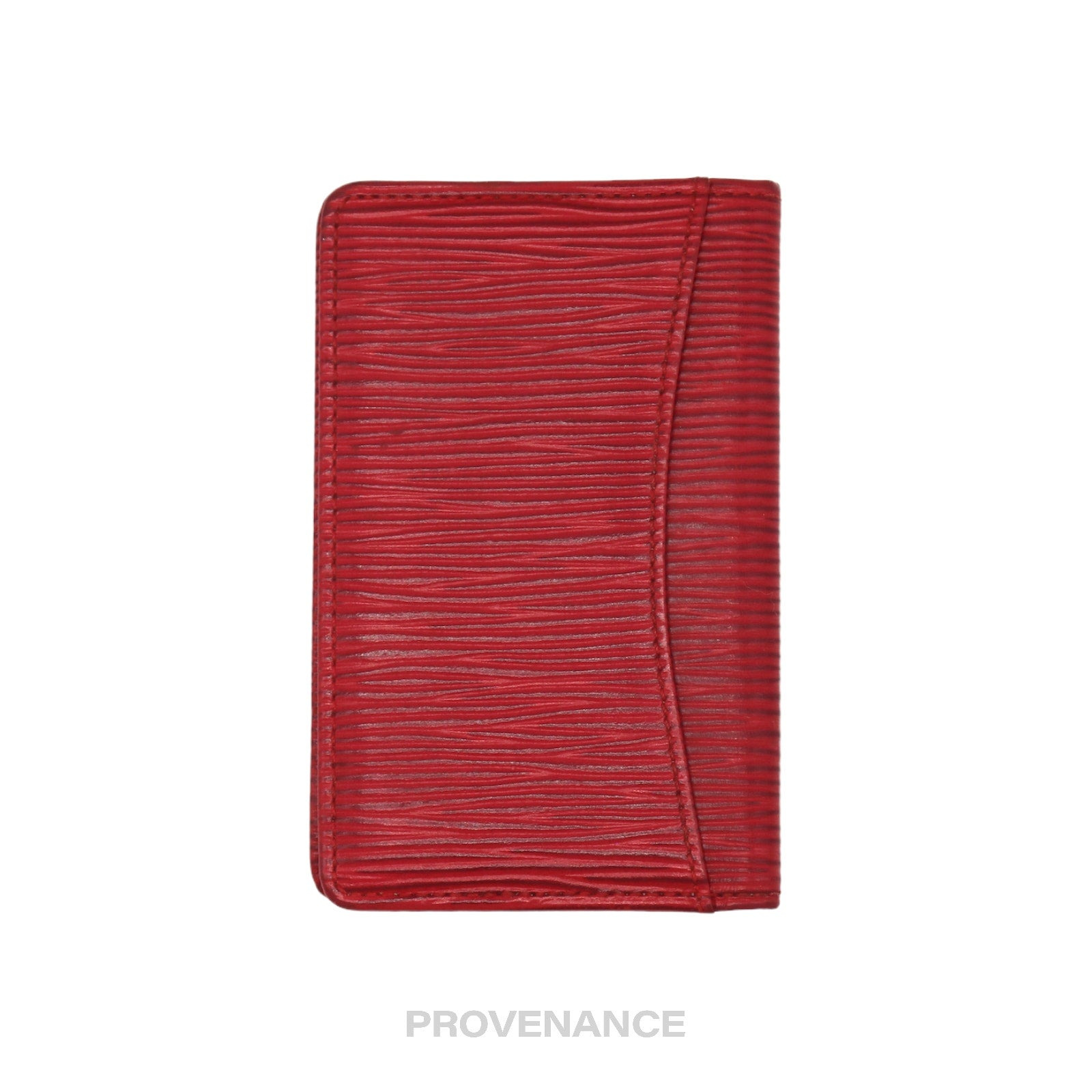 Louis Vuitton Pocket Organizer  Wallet - Red Epi Leather - 3