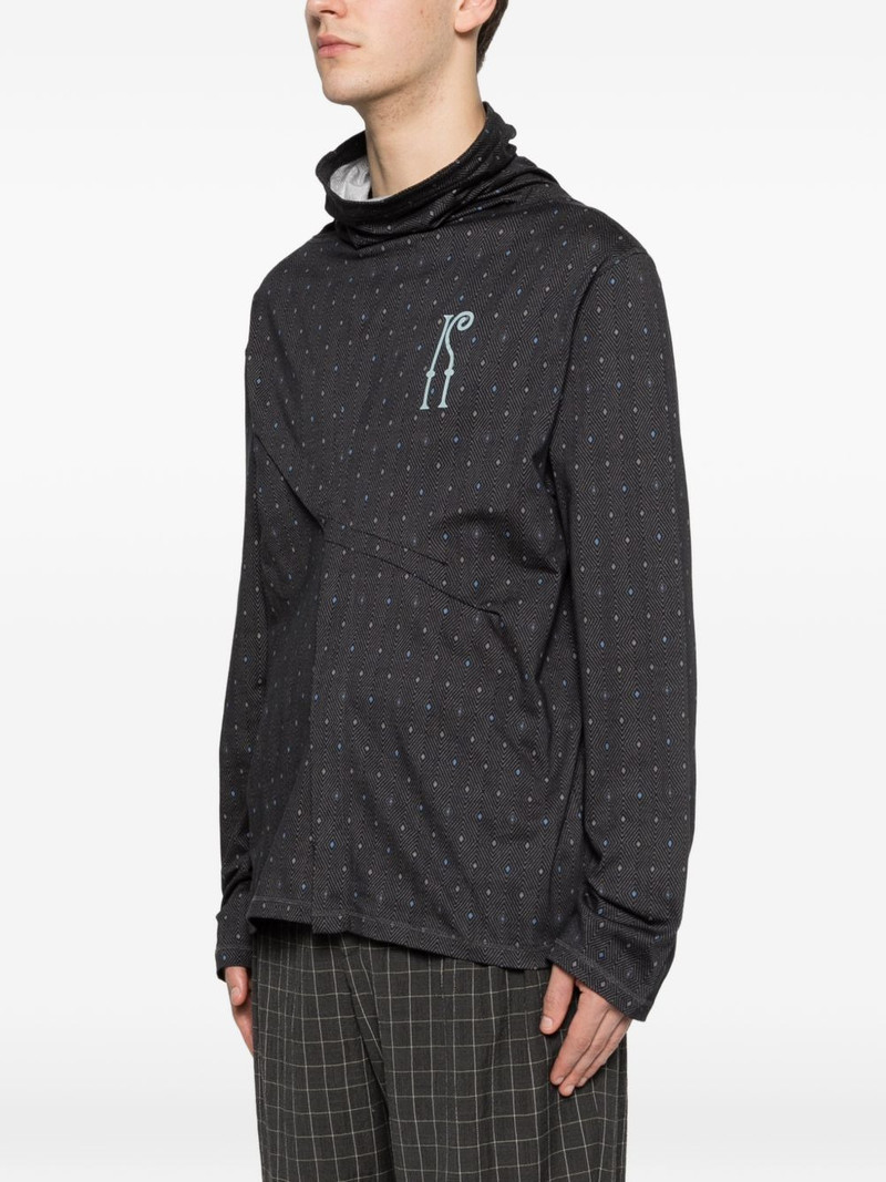 Ohne long-sleeve mock-neck T-shirt 3