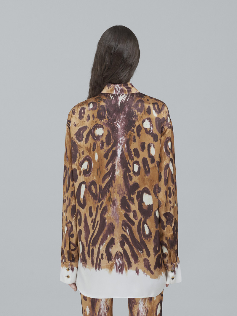 WILD BUNCH PRINT SATIN LONG SHIRT 3
