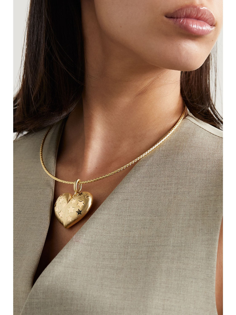LAUREN RUBINSKI 14-karat gold necklace Gold outlook