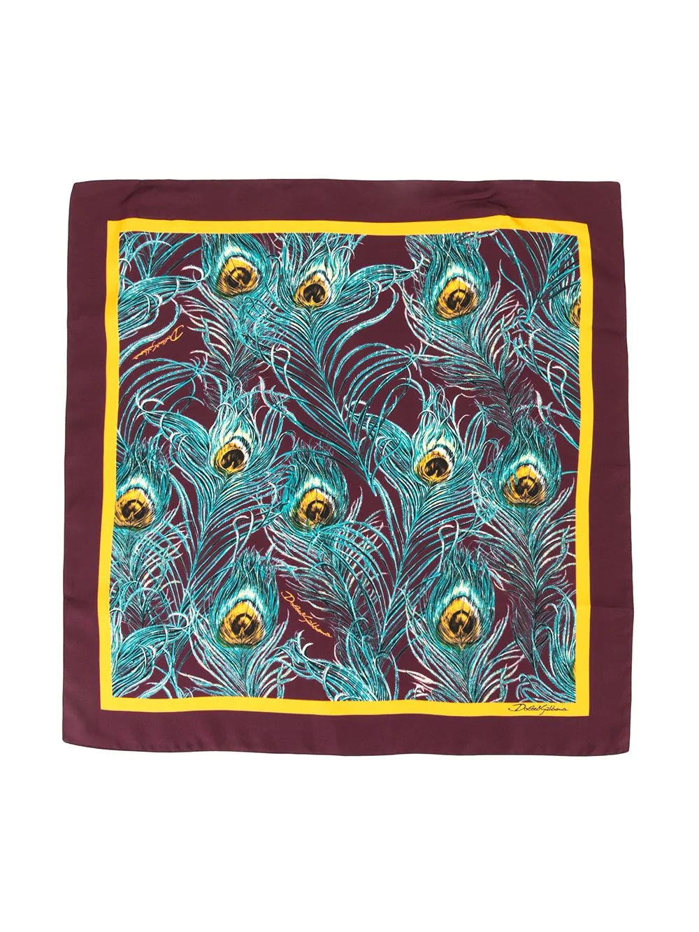 printed silk scarf - 3