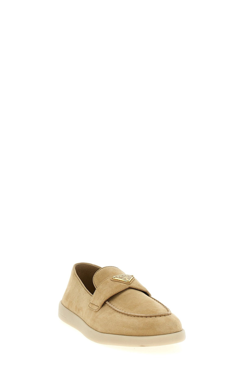 Prada Logo loafers outlook