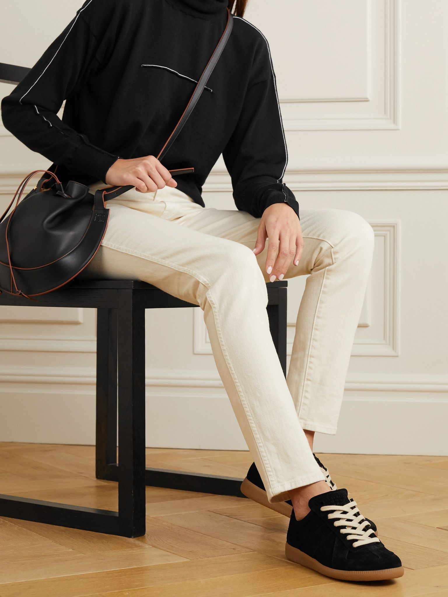 Replica suede sneakers Black - 2