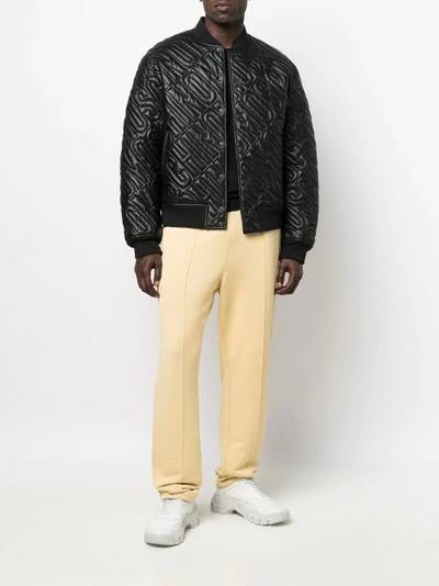 Moschino quilted bomber jacket outlook