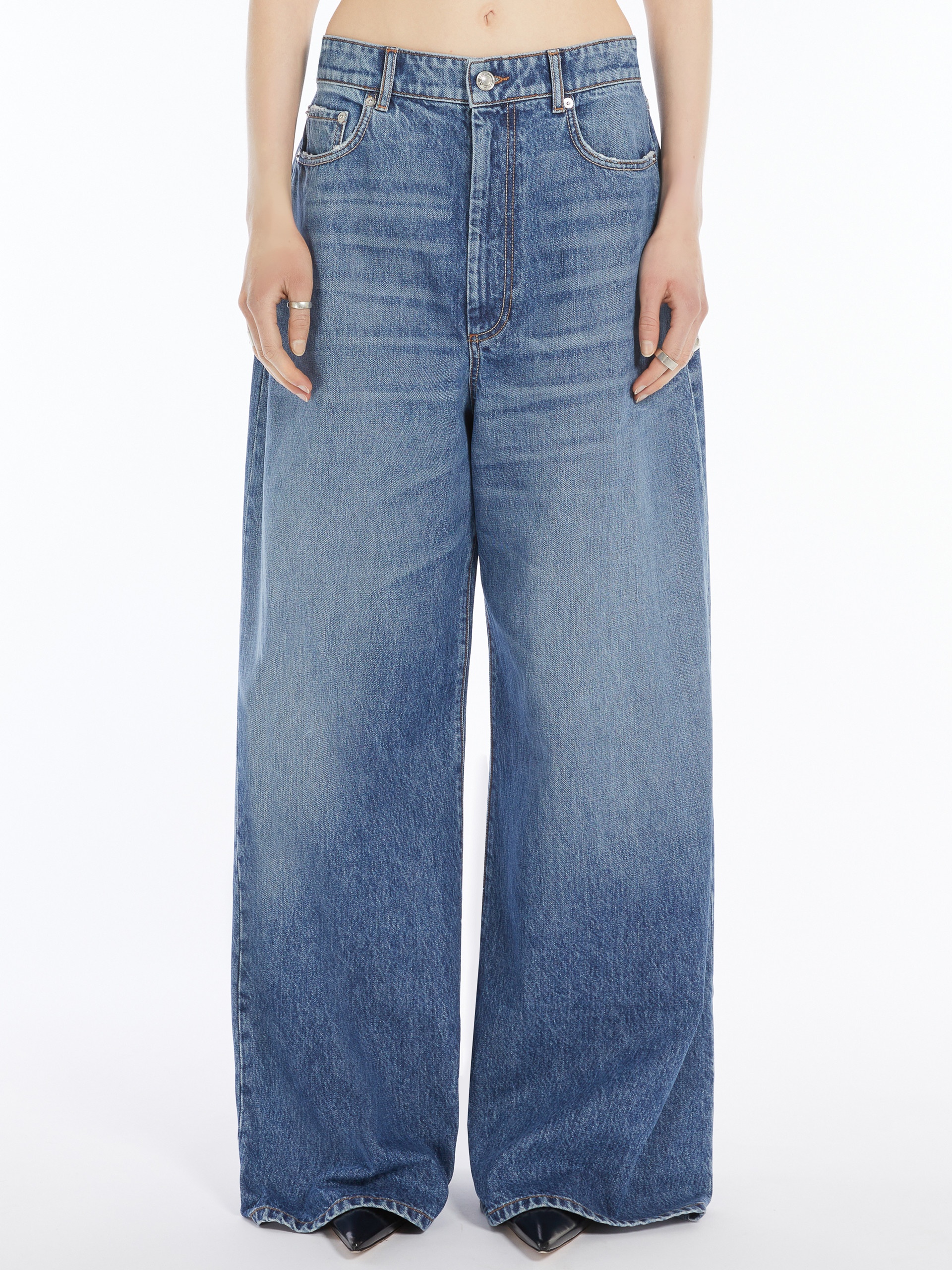 ANGRI Oversized five-pocket trousers - 3