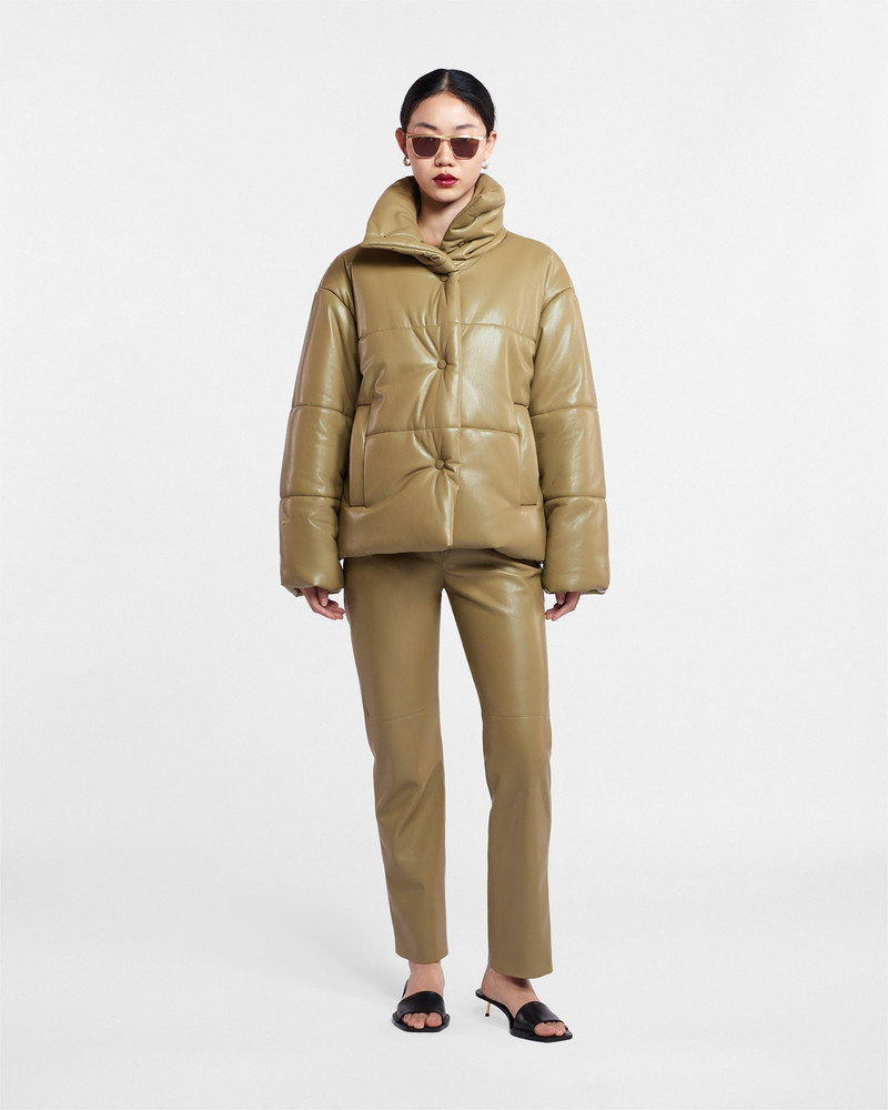 Nanushka Okobor™ Alt-Leather Puffer Jacket outlook