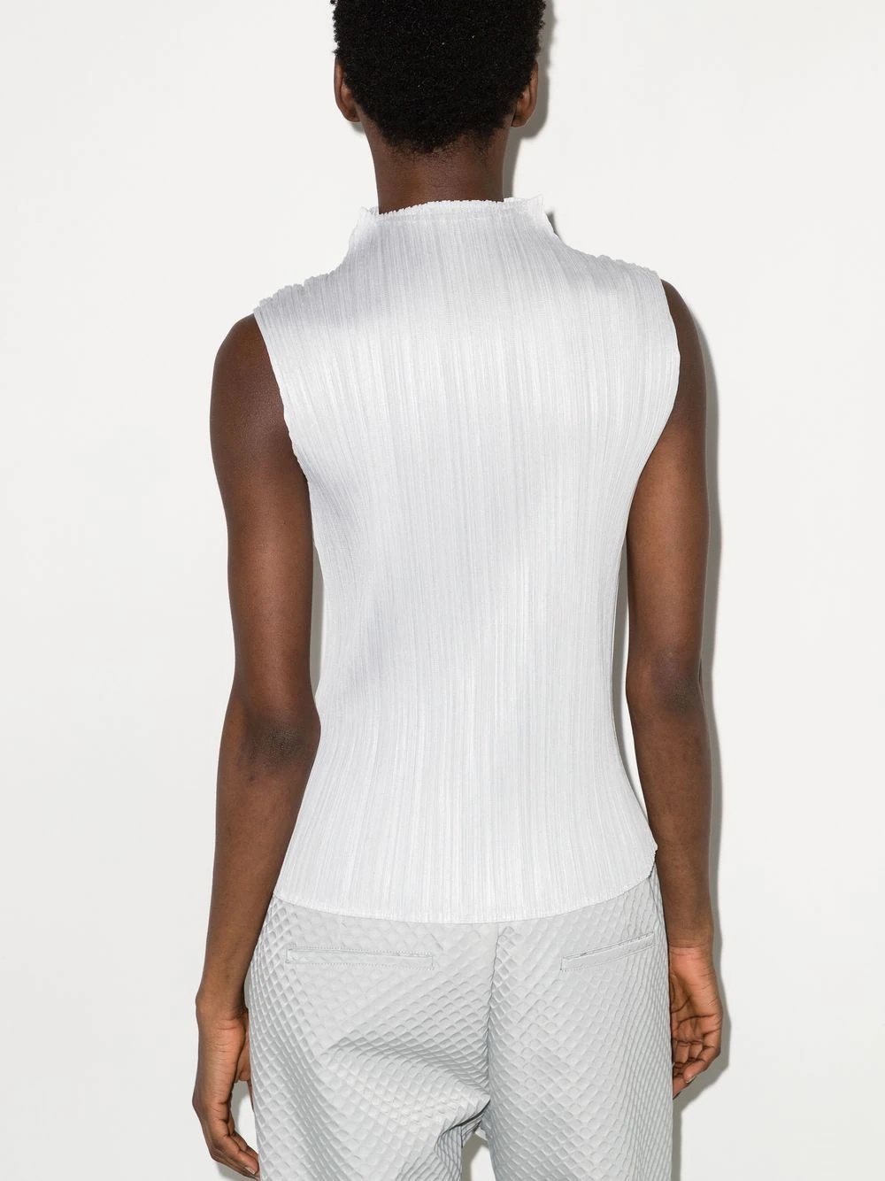 high neck tank top - 3