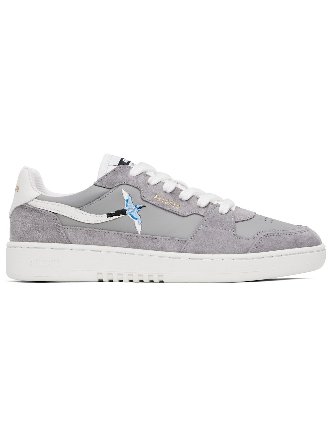 Gray Dice Lo Bee Bird Sneakers - 1