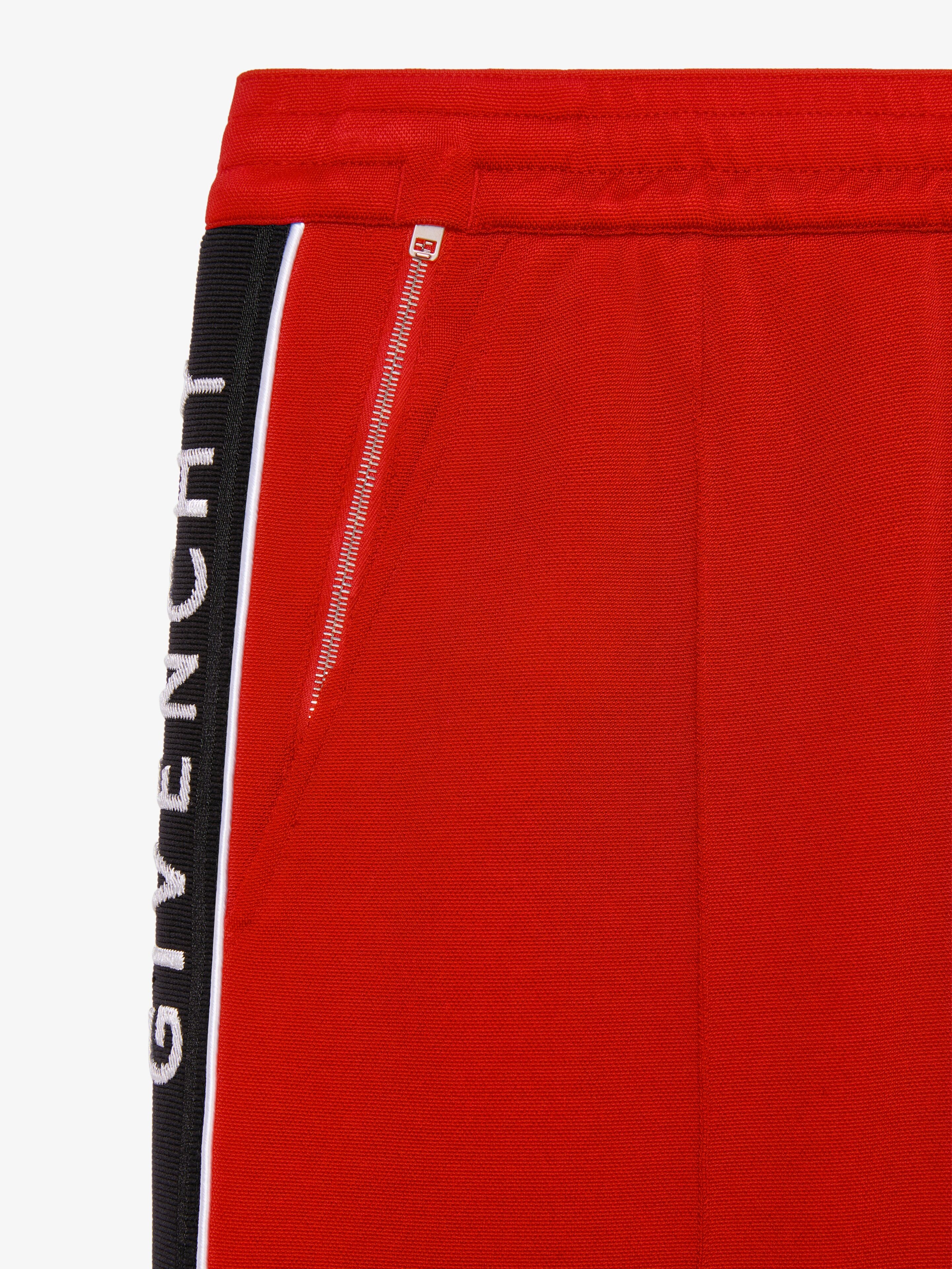 SLIM-FIT JOGGER PANTS IN JERSEY WITH GIVENCHY BANDS - 5