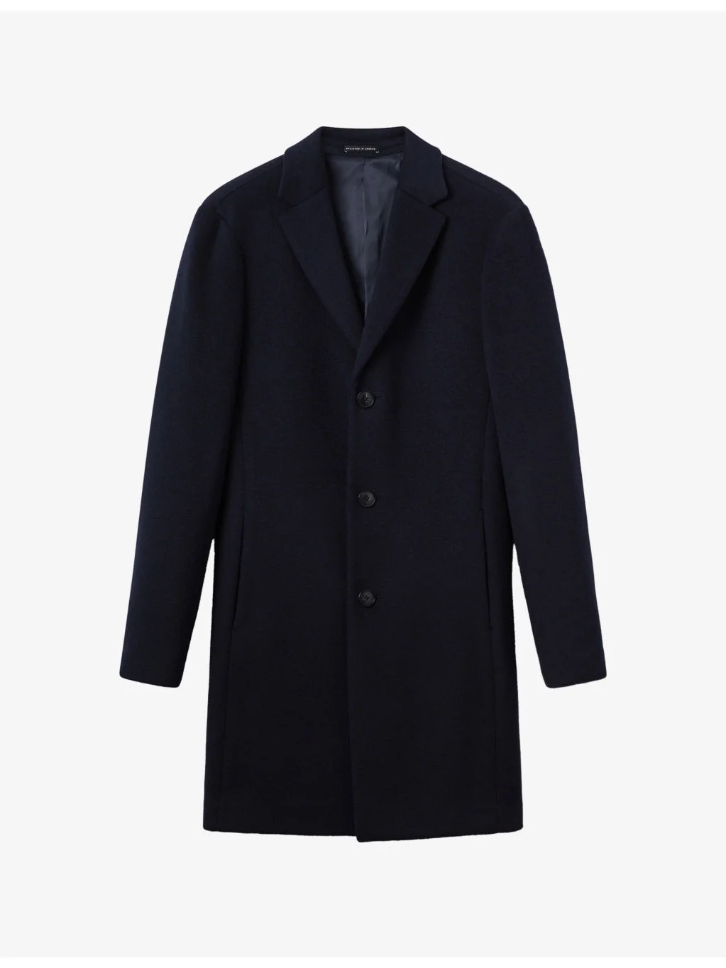 Gable Single-Breasted Wool-Blend Overcoat - 1