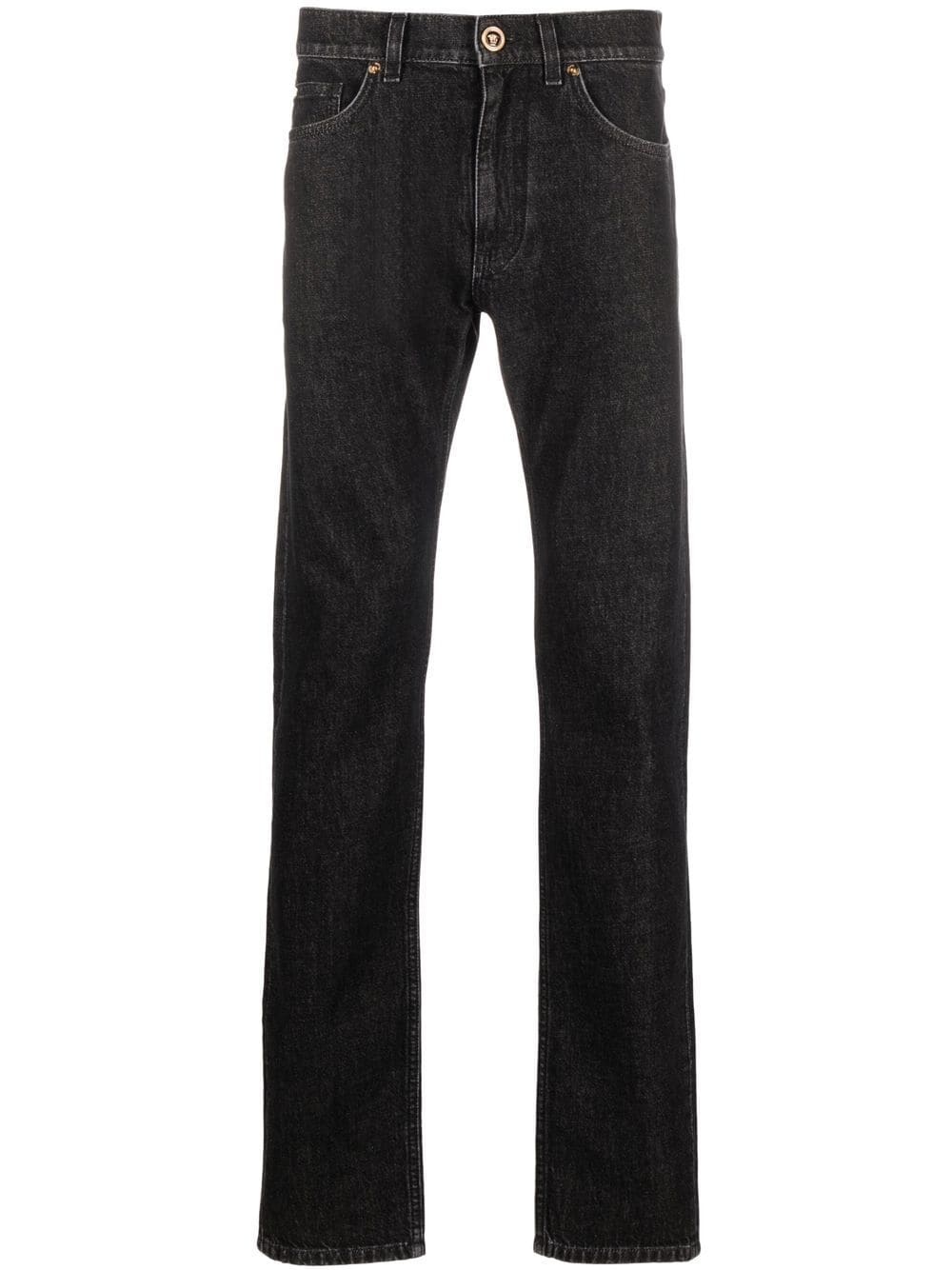 tapered denim jeans - 1