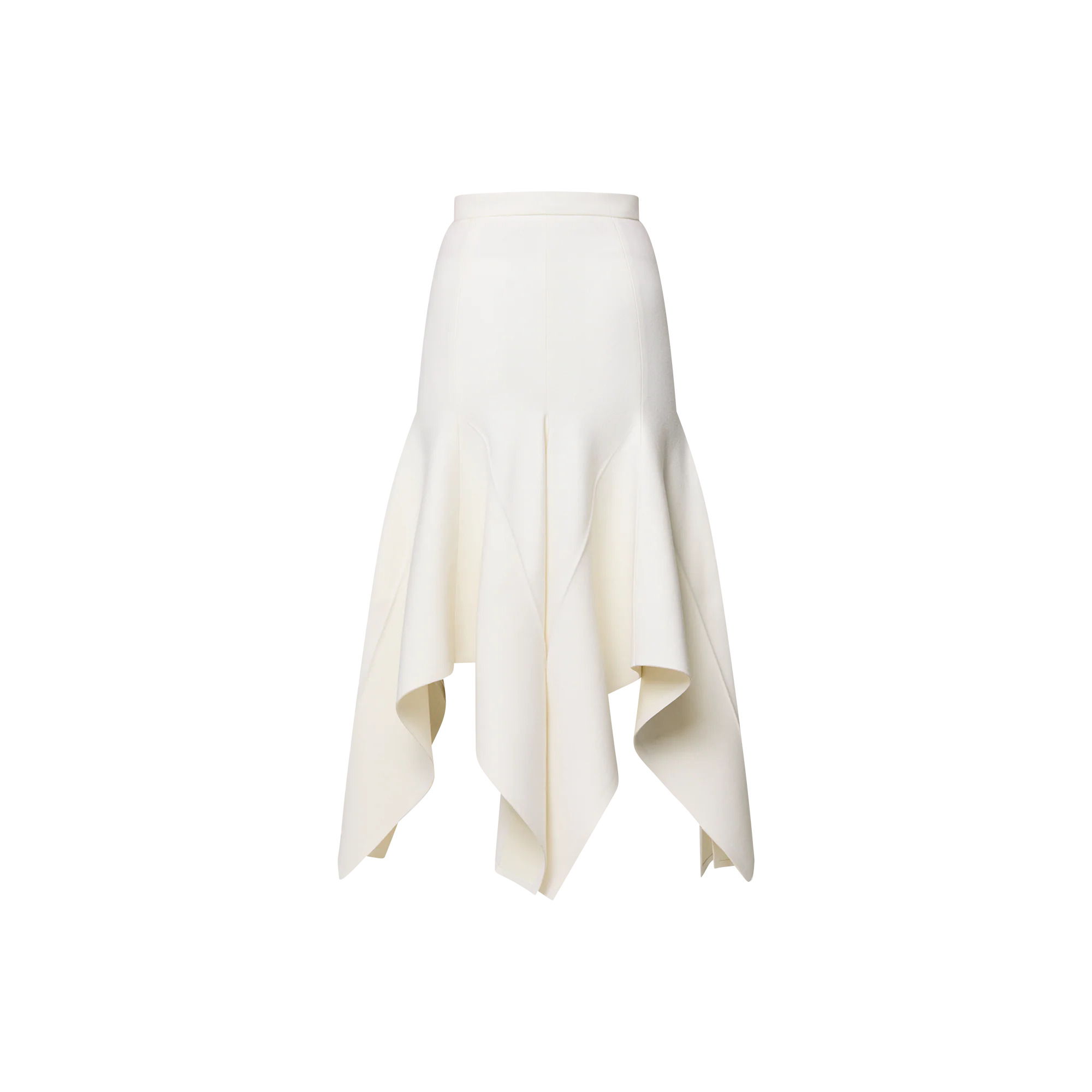 Petal Hem Flannel Skirt - 3