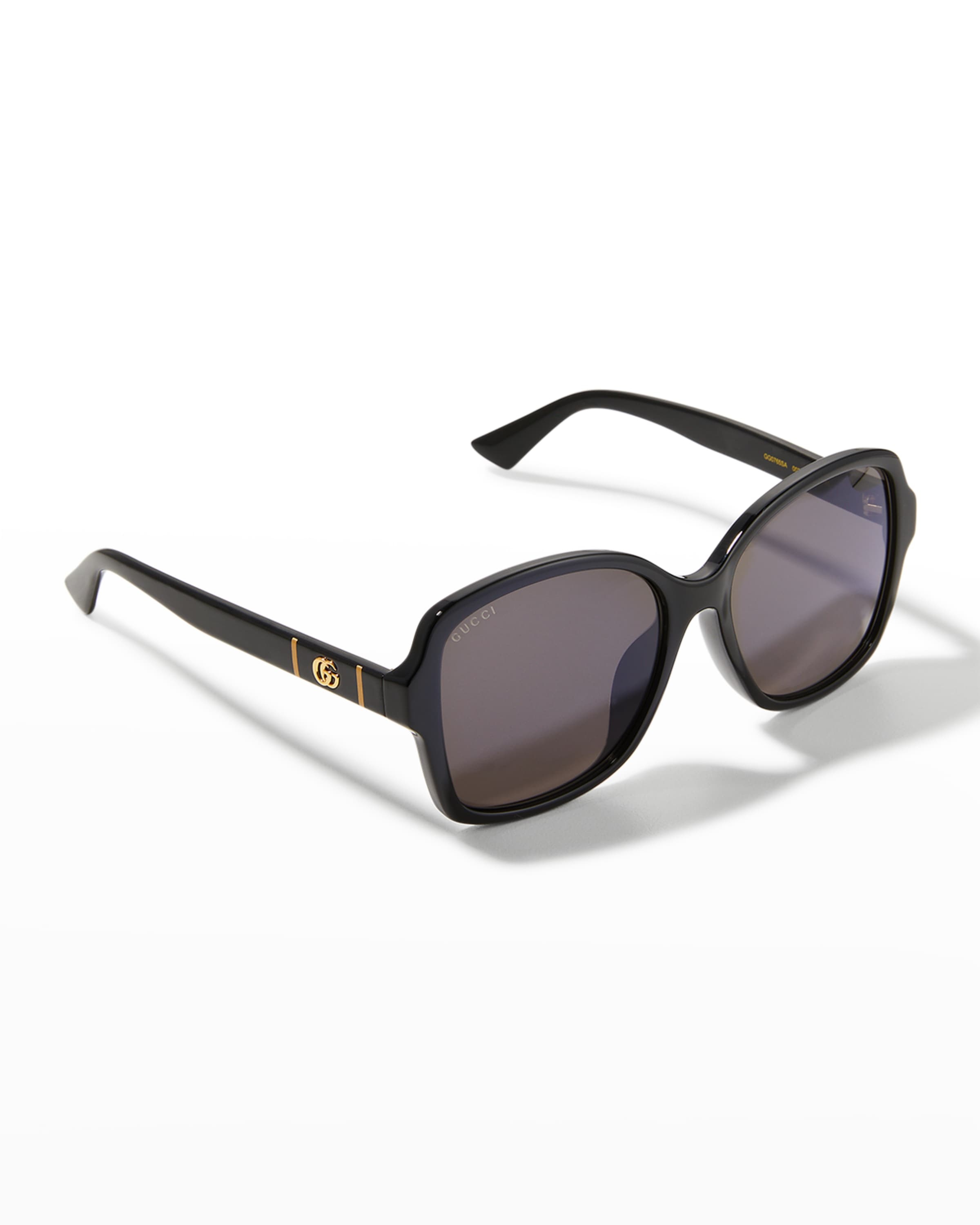 Square Monochromatic Sunglasses - 1