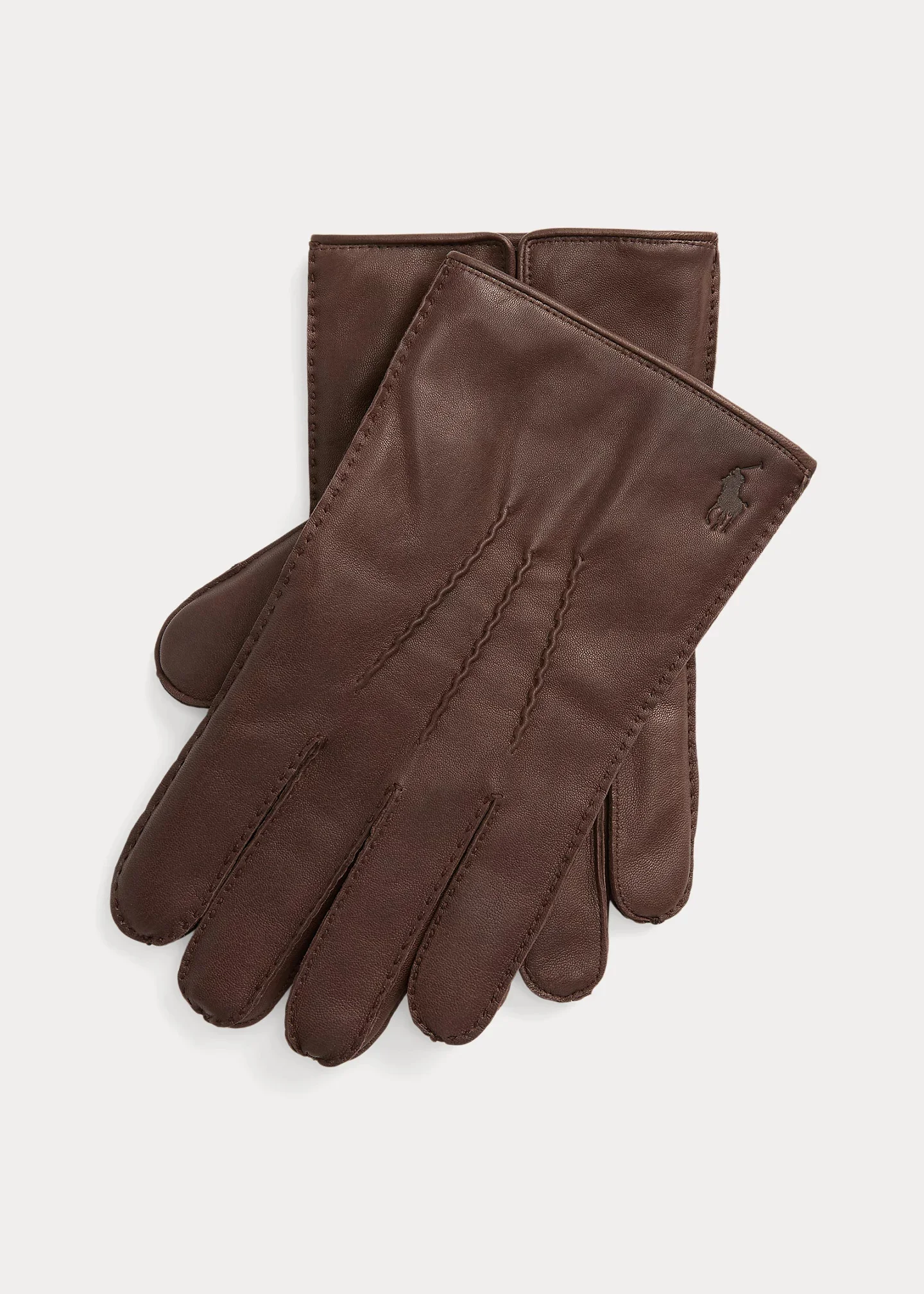 Cashmere-Lined Sheepskin Touch Gloves - 1