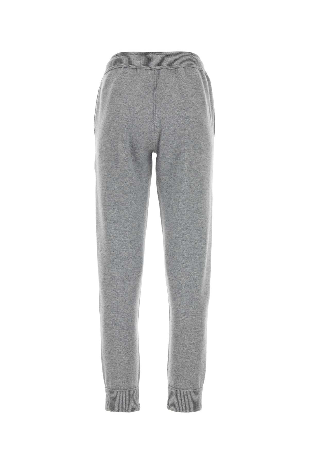 Bottega Veneta Women Grey Cashmere Joggers - 2
