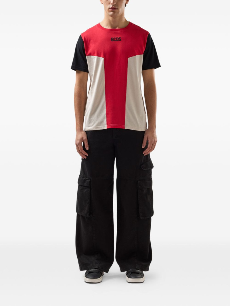 GCDS color-block T-shirt outlook